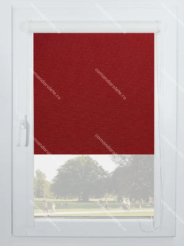 Rolete Opace Reflexiv Casetate 002 (Roșu)