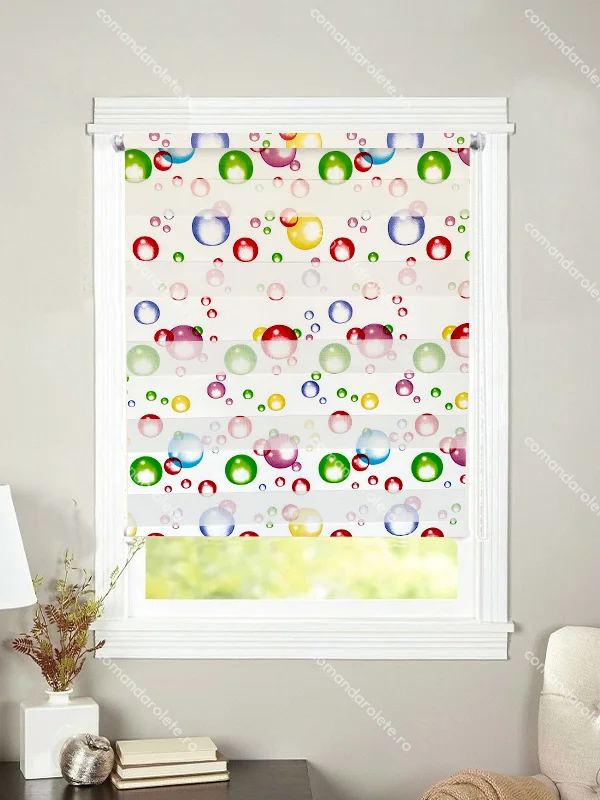 Rolete Textile Noapte-Zi Print K3 (Baloane)